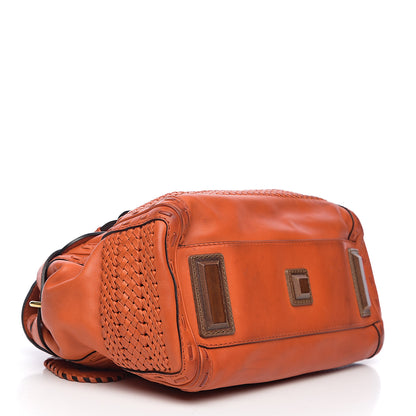 Gucci Calfskin Handmade Medium Top Handle Bag Orange 3 of 15