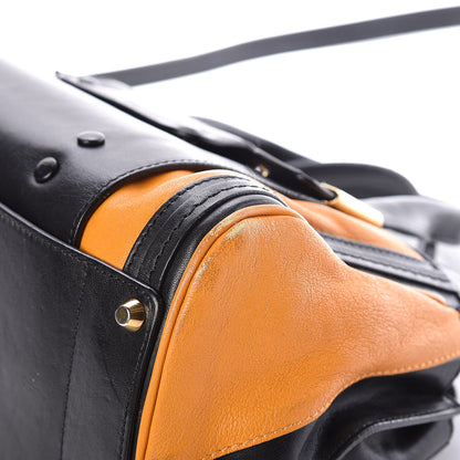 Chloe Calfskin Mini Alice Satchel Black Orange 9 of 11