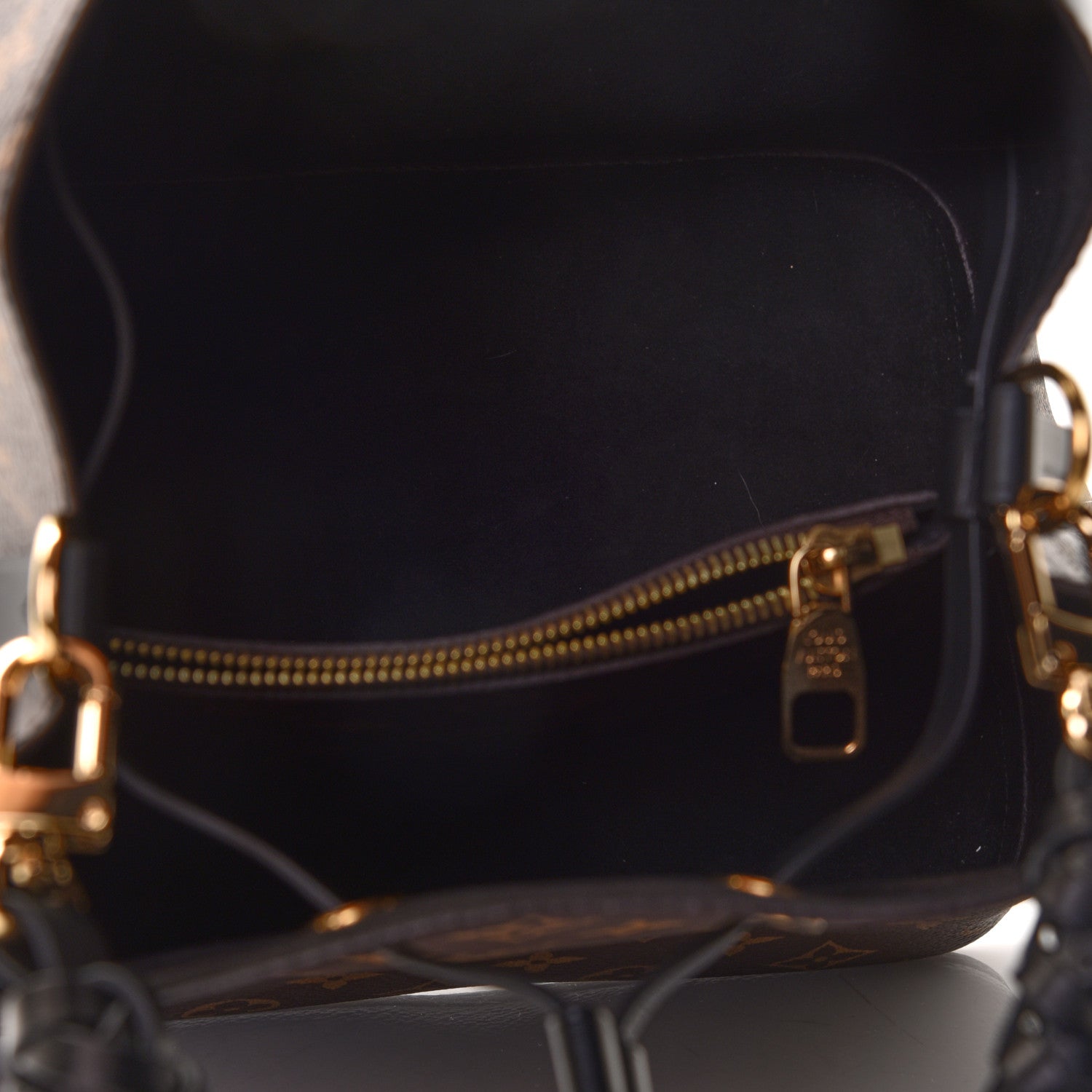 Louis Vuitton Monogram Braided Neonoe MM Black 4 of 4