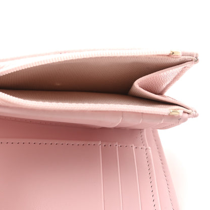 Chanel Caviar Quilted Compact Flap Wallet Light Pink 7 of 11