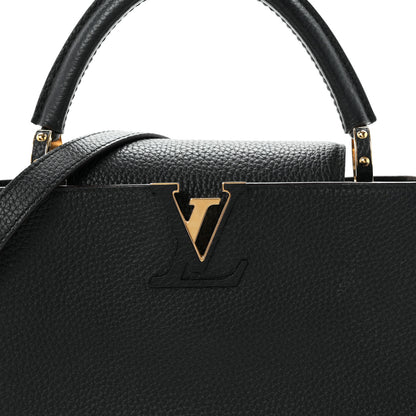 Louis Vuitton Taurillon Capucines PM Black 15 of 21