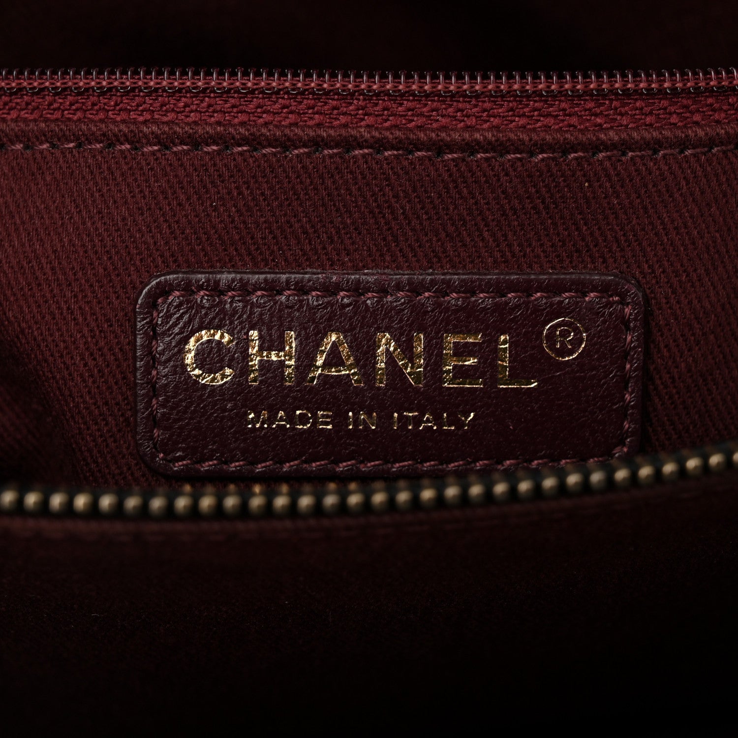 Chanel Patent Goatskin Quilted Small CC Eyelet Tote Black 6 of 10