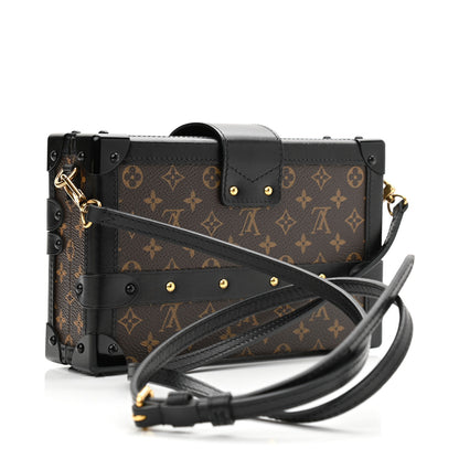 Louis Vuitton Monogram Petite Malle Black 3 of 11