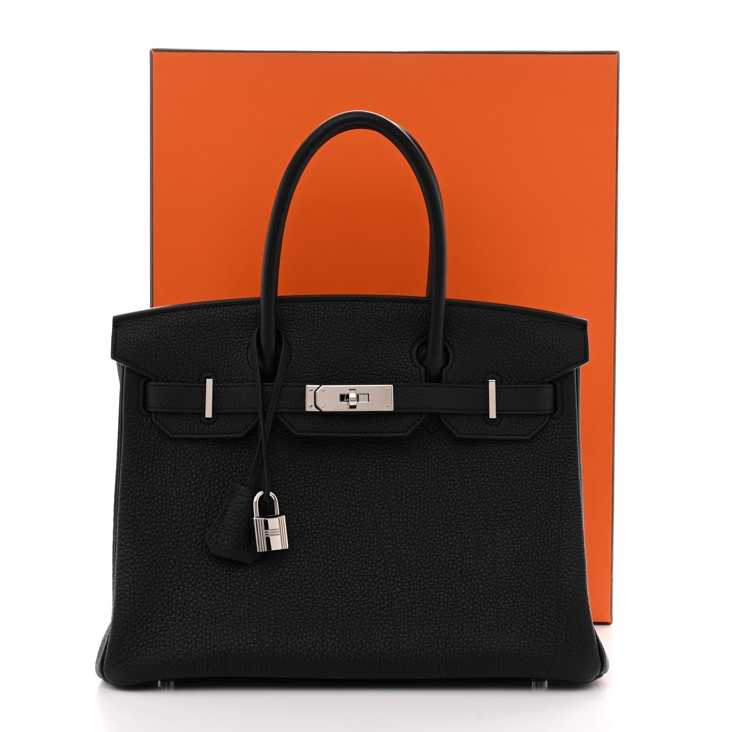 Hermes Togo BIRKIN 30 Black 10 of 10