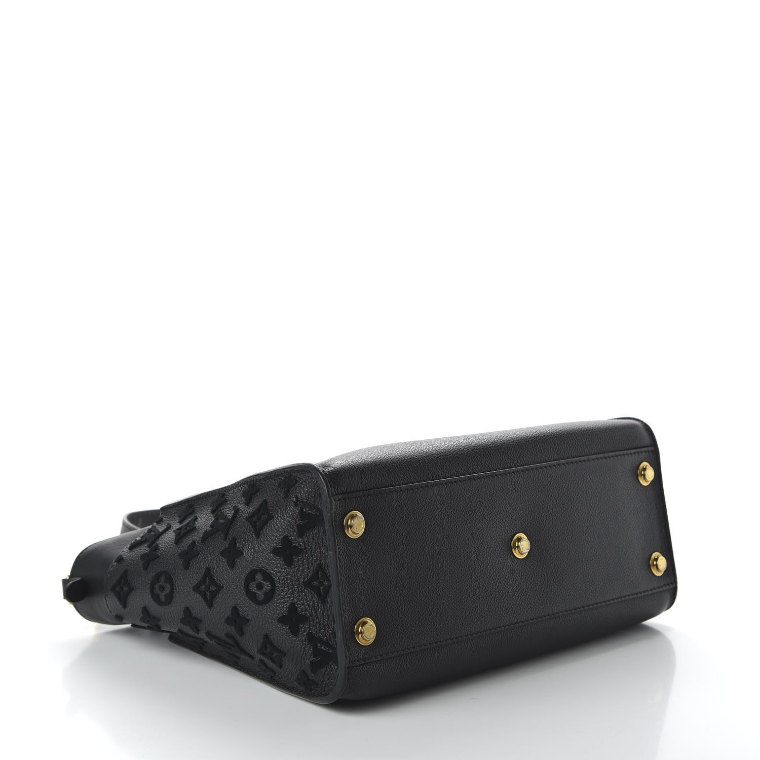 Louis Vuitton Calfskin Monogram Tufting On My Side Black 4 of 9