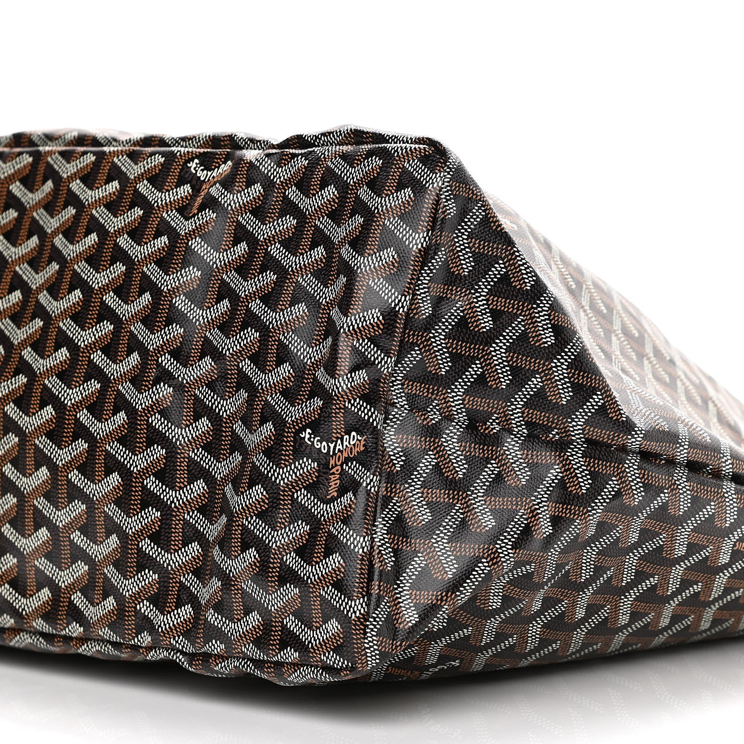 Goyard Goyardine Saint Louis GM Black Gold 10 of 10