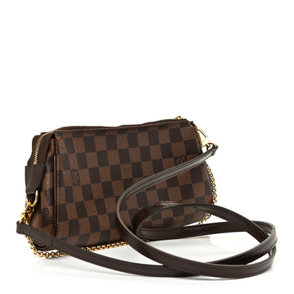 Louis Vuitton Damier Ebene Eva Clutch 3 of 19