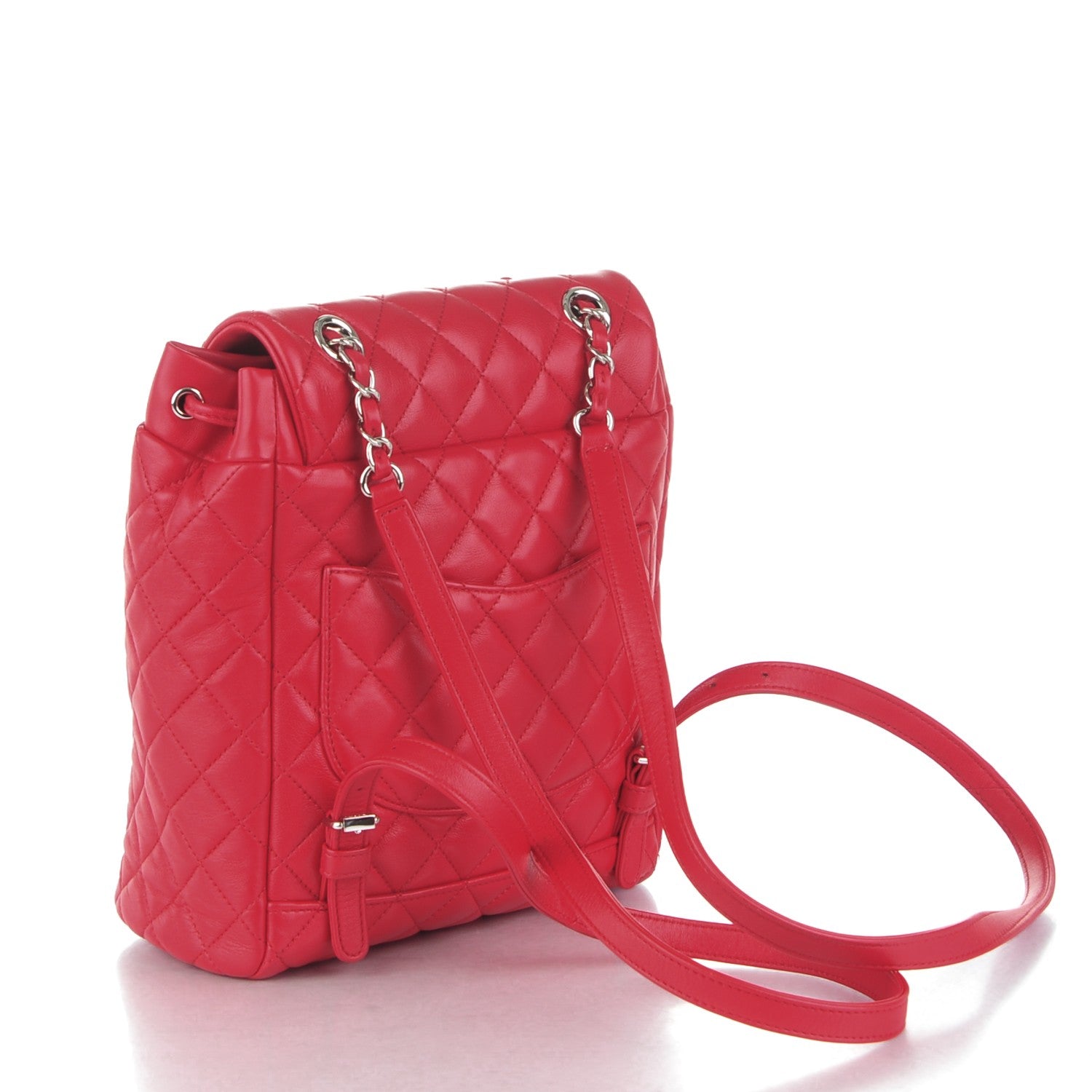 Chanel Calfskin Quilted Small Urban Spirit Backpack Red 3 of 8