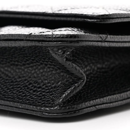 Chanel Caviar Quilted Wallet on Chain WOC Black 11 of 12