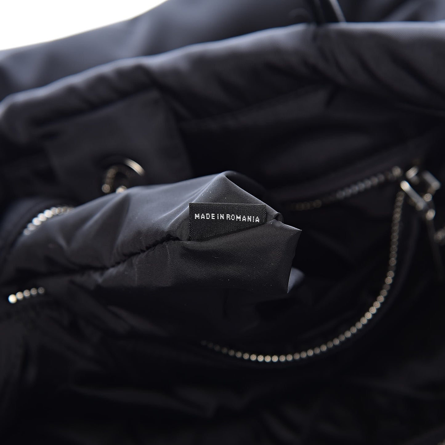 Tessuto Nylon Bomber Tote Black