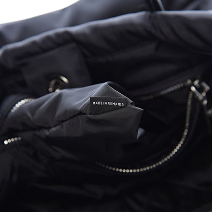 Prada Tessuto Nylon Bomber Tote Black 7 of 10