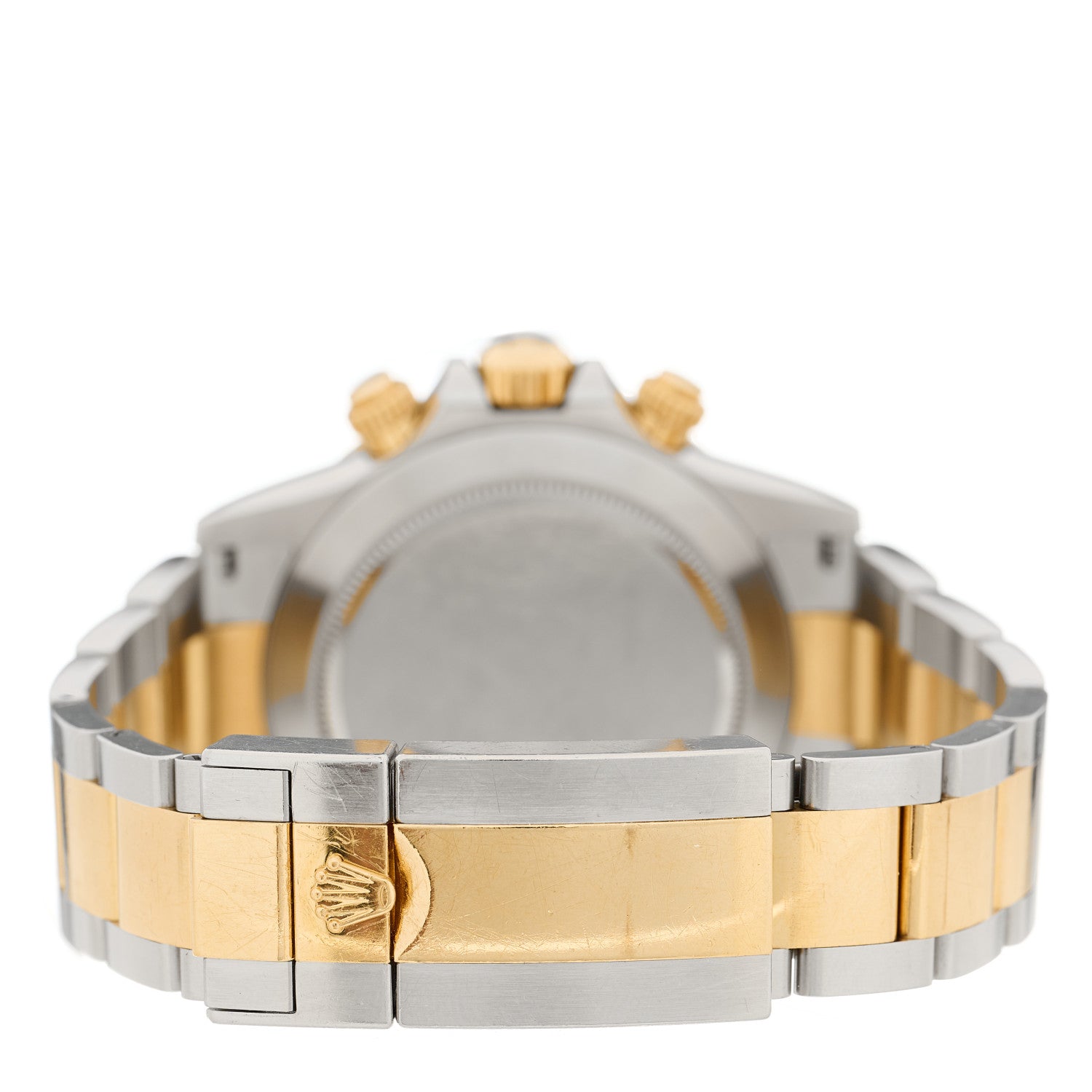 Rolex Stainless Steel 18K Yellow Gold 40mm Oyster Perpetual Cosmograph Daytona Watch White 116503 3 of 4