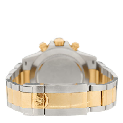 Rolex Stainless Steel 18K Yellow Gold 40mm Oyster Perpetual Cosmograph Daytona Watch White 116503 3 of 4