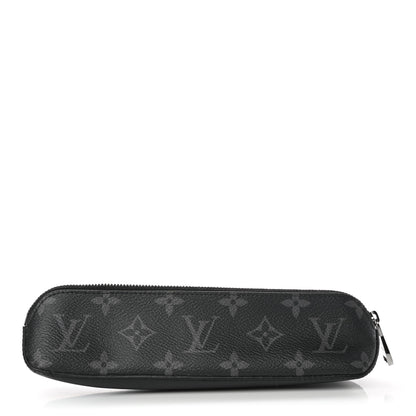 Louis Vuitton Monogram Eclipse Elizabeth Pencil Pouch Black 1 of 7