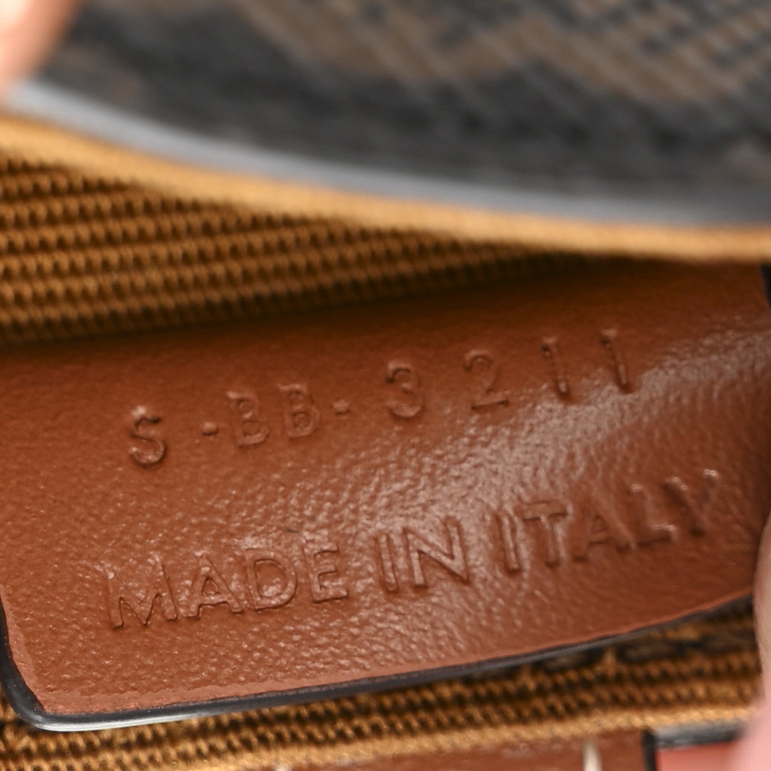 Celine Triomphe Cabas Keycharm Tan 5 of 6