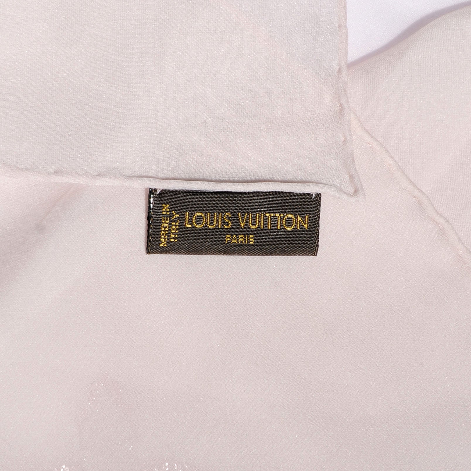 Louis Vuitton Monogram Silk Glitter Stole 3 of 4