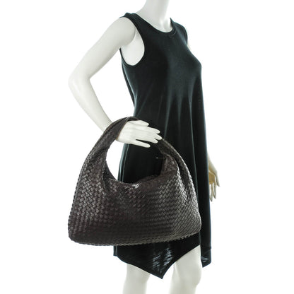 Bottega Veneta Nappa Intrecciato Large Veneta Hobo Ebano 2 of 8