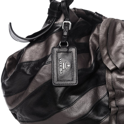 Prada Vitellino Mordo Hobo Grafite 10 of 11