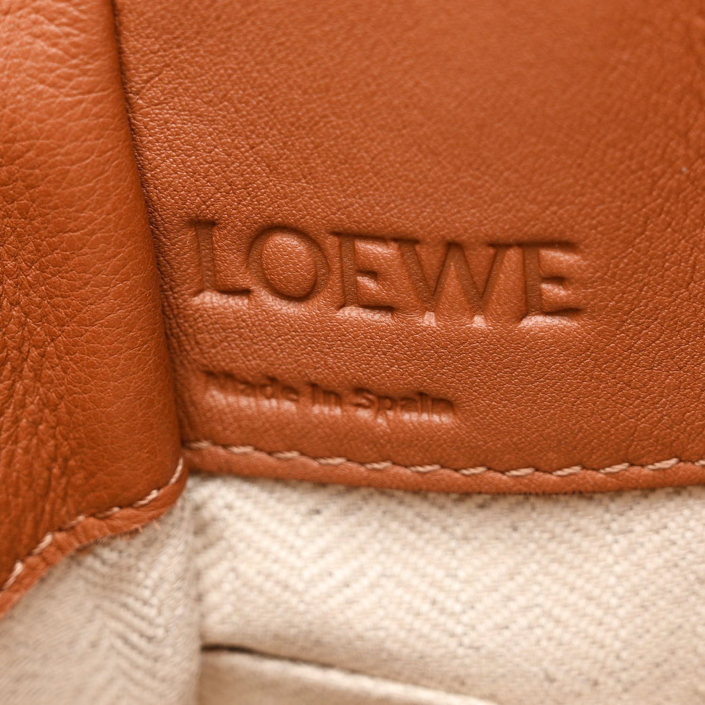 Calfskin Mini Hammock Shoulder Bag Tan
