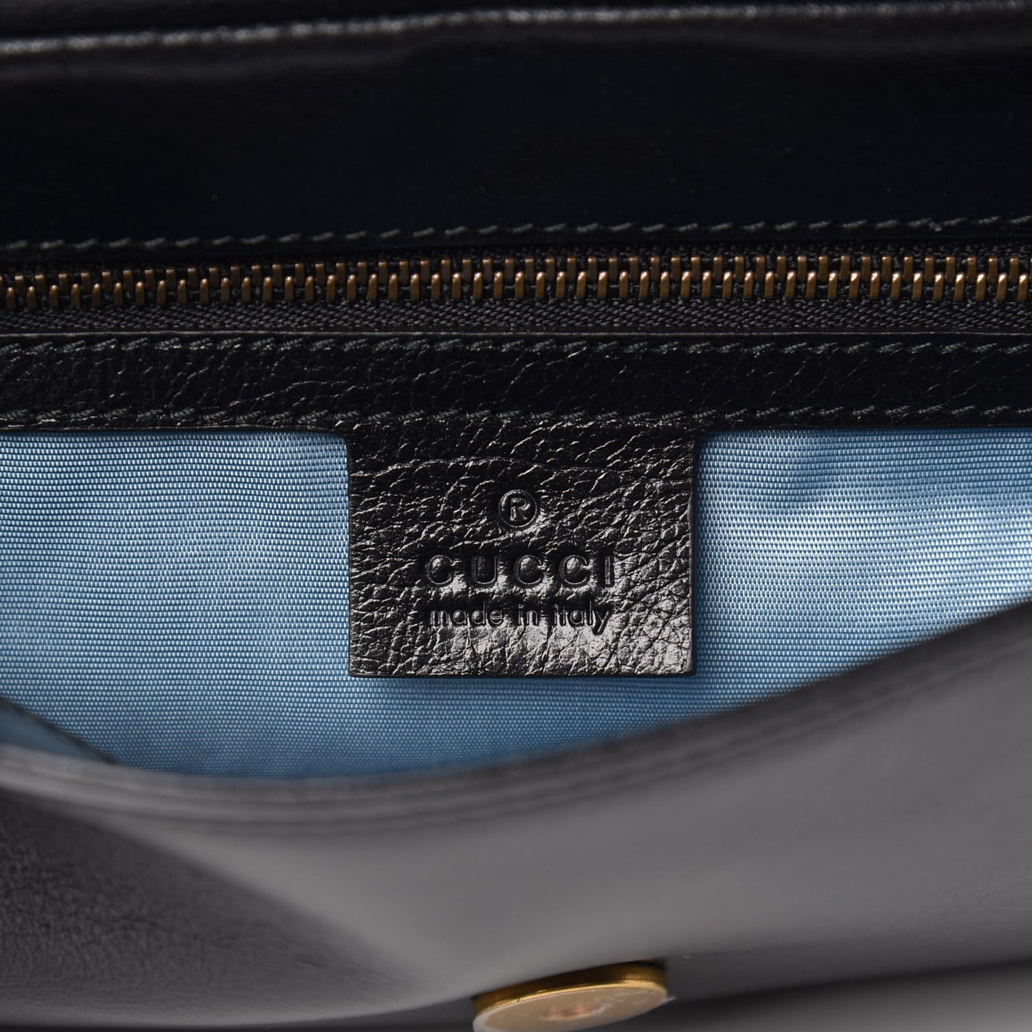 Calfskin Diagonal GG Medium Thiara Double Envelope Shoulder Bag Emerald Green Black