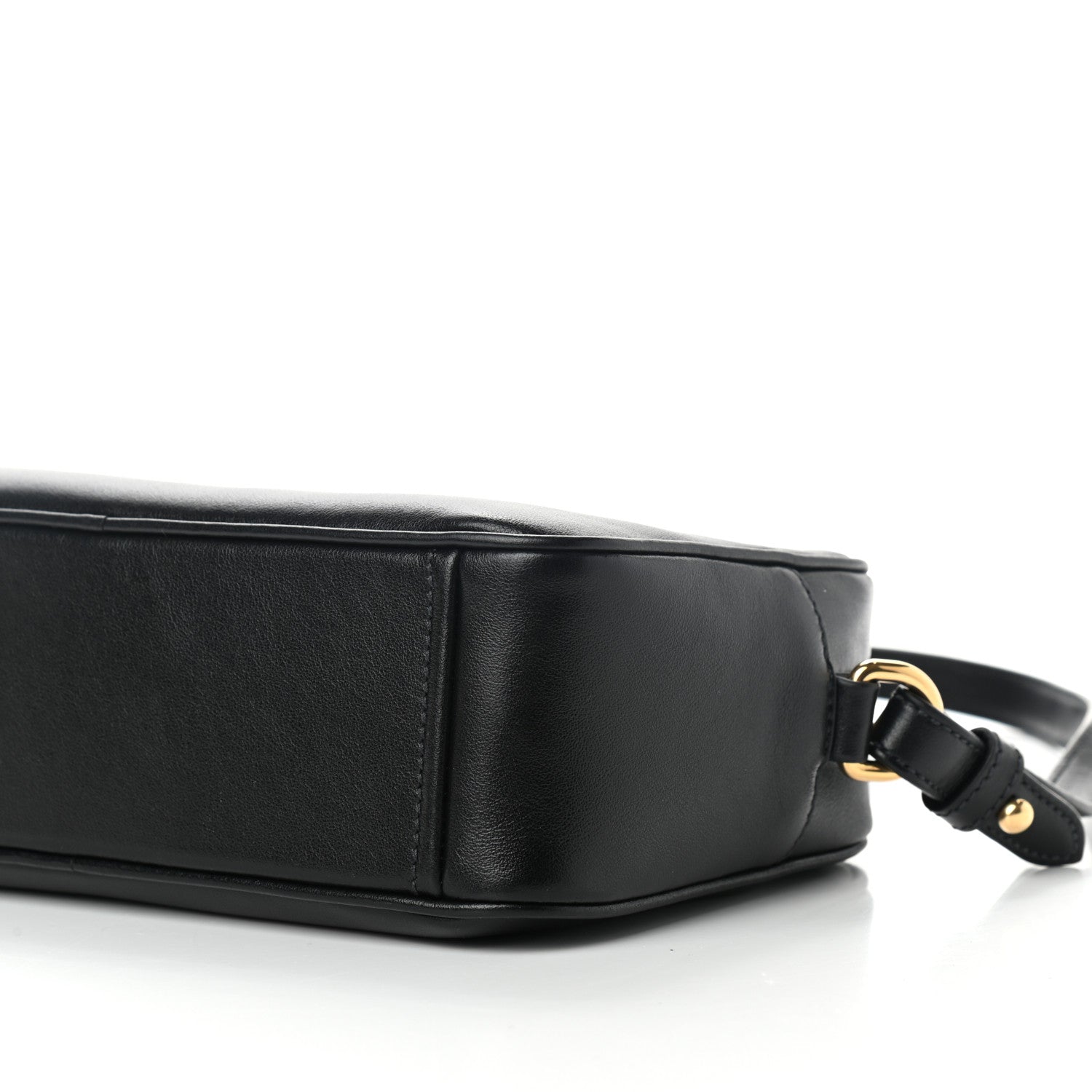 Prada Soft Calfskin Camera Crossbody Bag Black 8 of 8