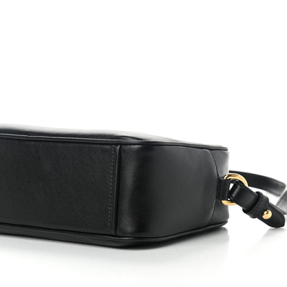 Prada Soft Calfskin Camera Crossbody Bag Black 8 of 8