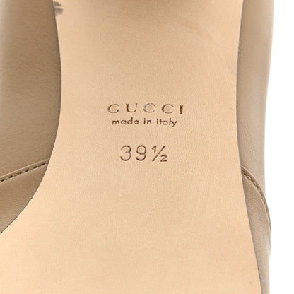 Gucci Calfskin Horsebit Loafer Pumps 39.5 Bright Camel 6 of 7