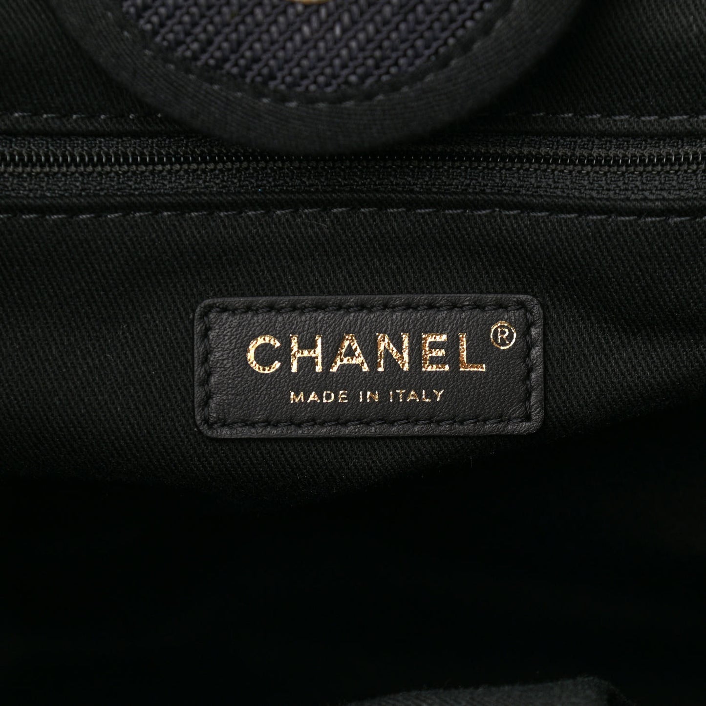 Canvas Medium Deauville Tote Black