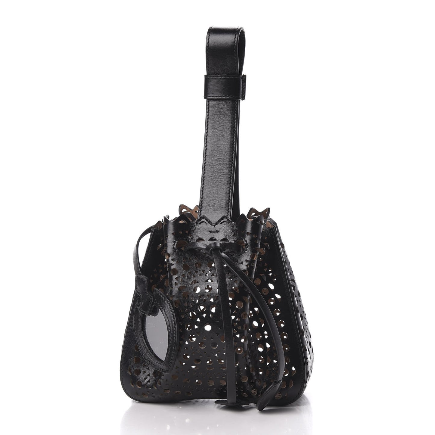Lux Calfskin Vienne Rose-Marie 19 Bag Black