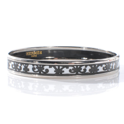 Hermes Enamel Printed Balcons du Guadalquivir Narrow Bracelet 65 5 of 5