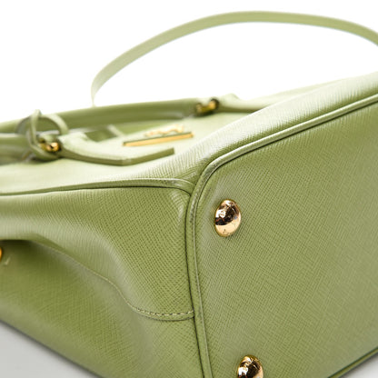 Prada Saffiano Lux Mini Galleria Double Zip Tote Prato 10 of 14