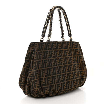 Fendi Zucca Mia Tote Tobacco 3 of 12