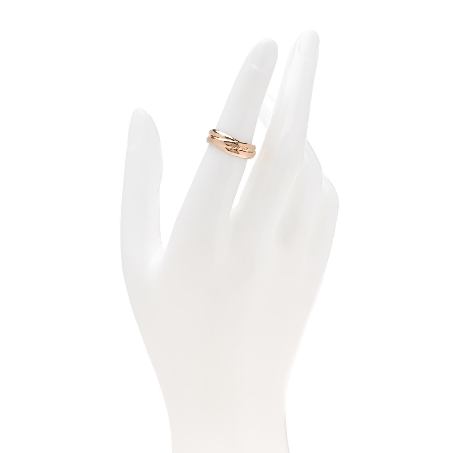 Cartier 18K Pink Gold Small Trinity Ring 49 5 2 of 5