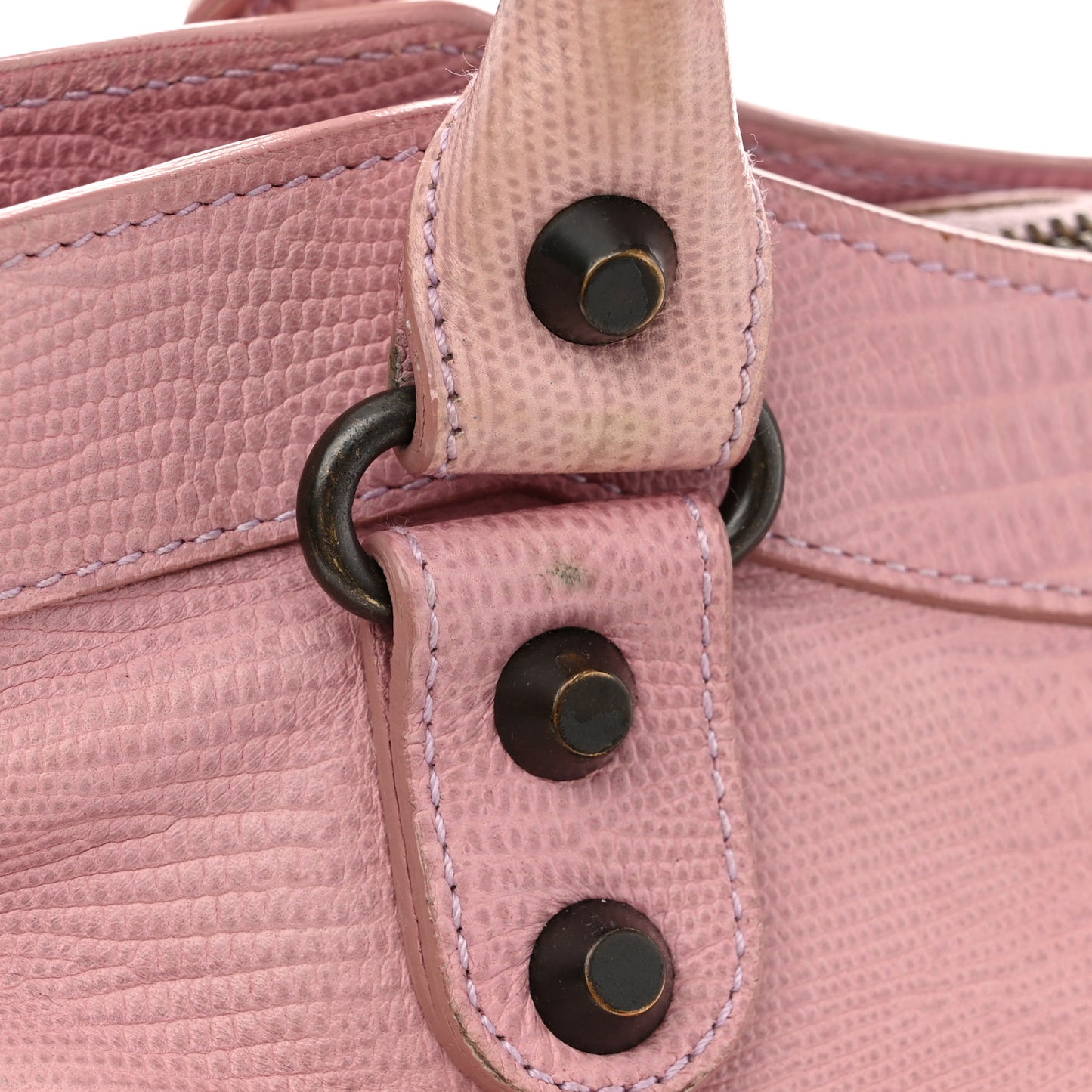Lizard Embossed Classic Hardware First Parme