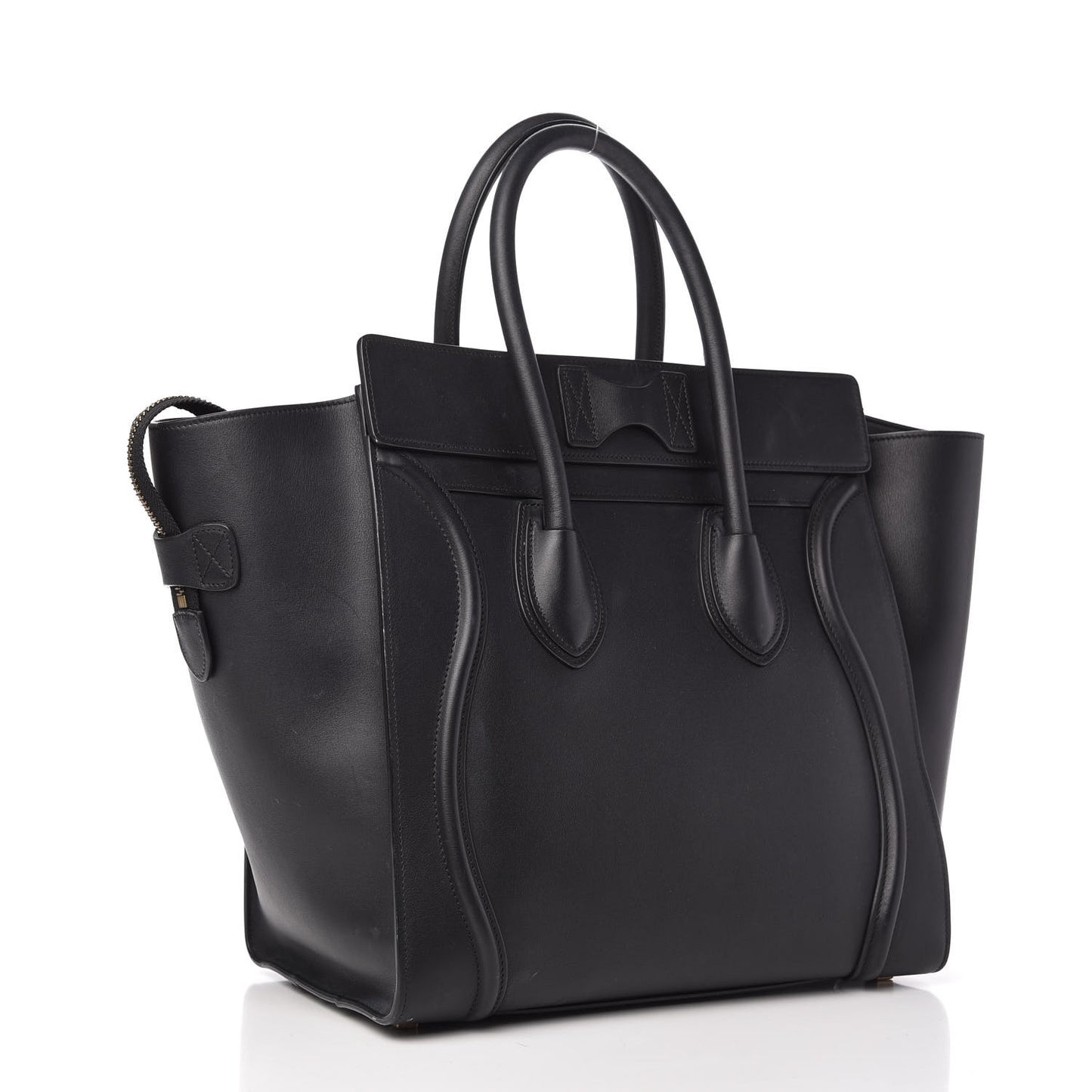 Smooth Calfskin Mini Luggage Black