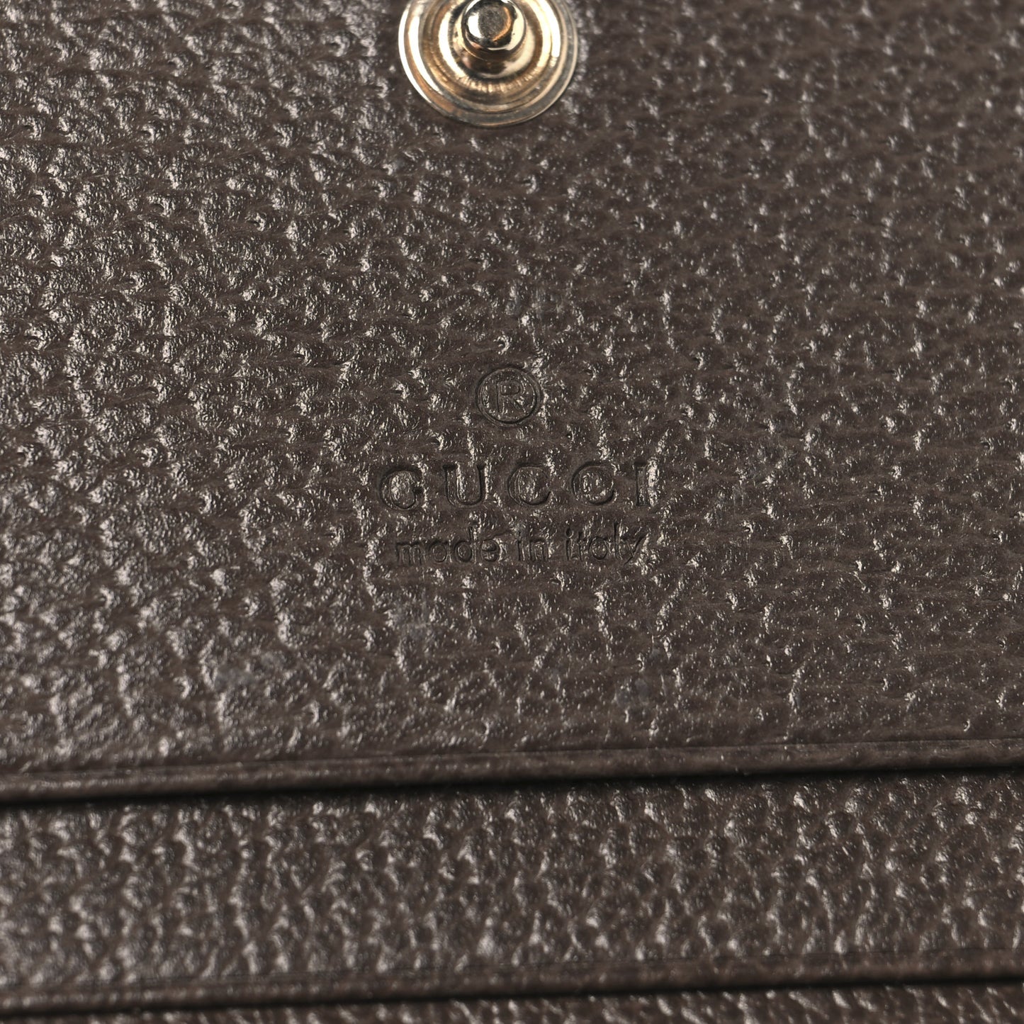 GG Supreme Monogram Web Ophidia Small Wallet Beige Dark Brown Beige Dark Brown