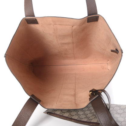 Gucci GG Supreme Monogram Web Large Ophidia Vertical Shopping Tote Brown 5 of 11