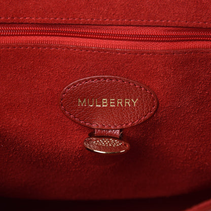 Mulberry Glossy Goatskin Medium Lily Poppy Red 6 of 11