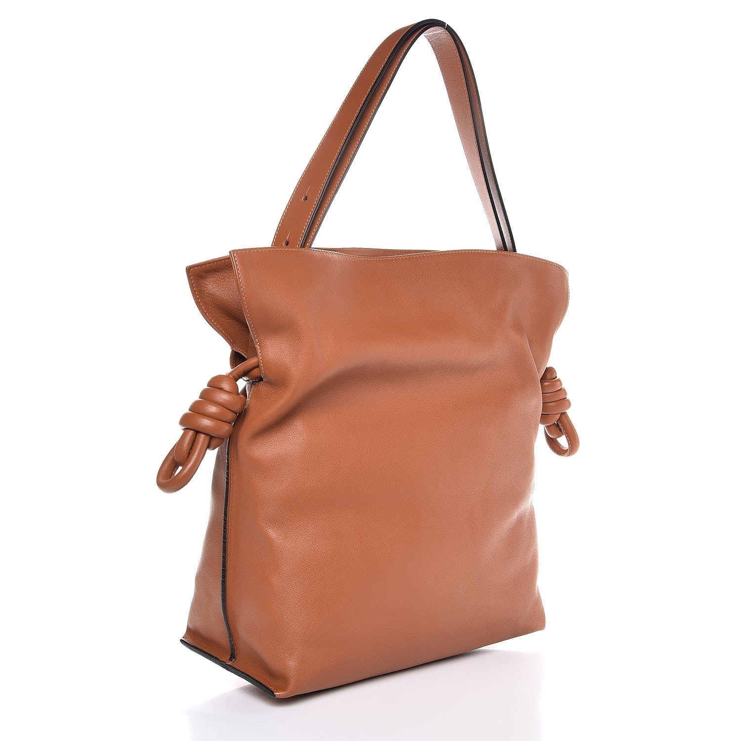 Loewe Calfskin Large Flamenco Knot Bag Tan 3 of 6