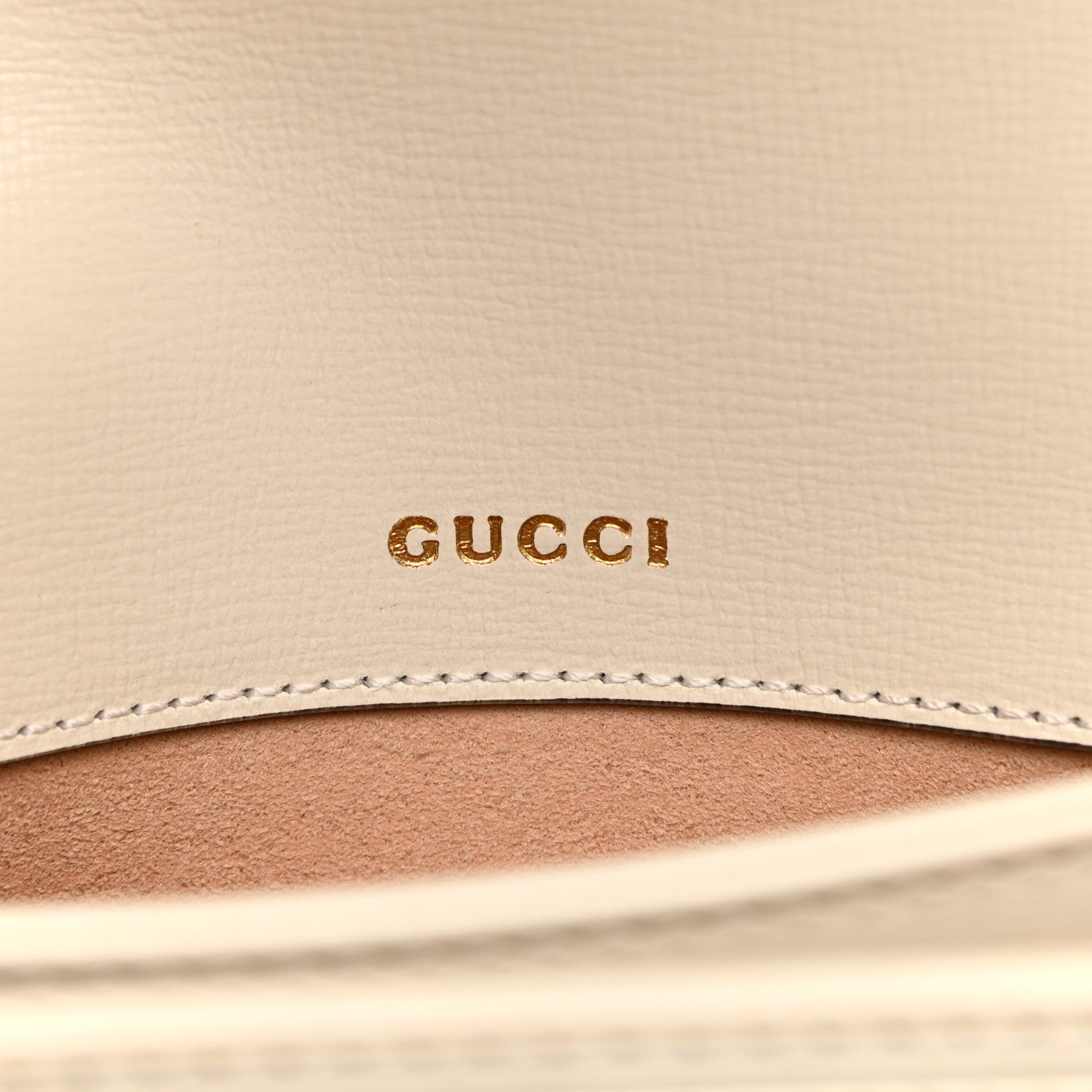 Gucci Azalea Calfskin Horsebit 1955 Shoulder Bag Mystic White 6 of 11