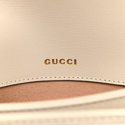 Gucci Azalea Calfskin Horsebit 1955 Shoulder Bag Mystic White 6 of 11