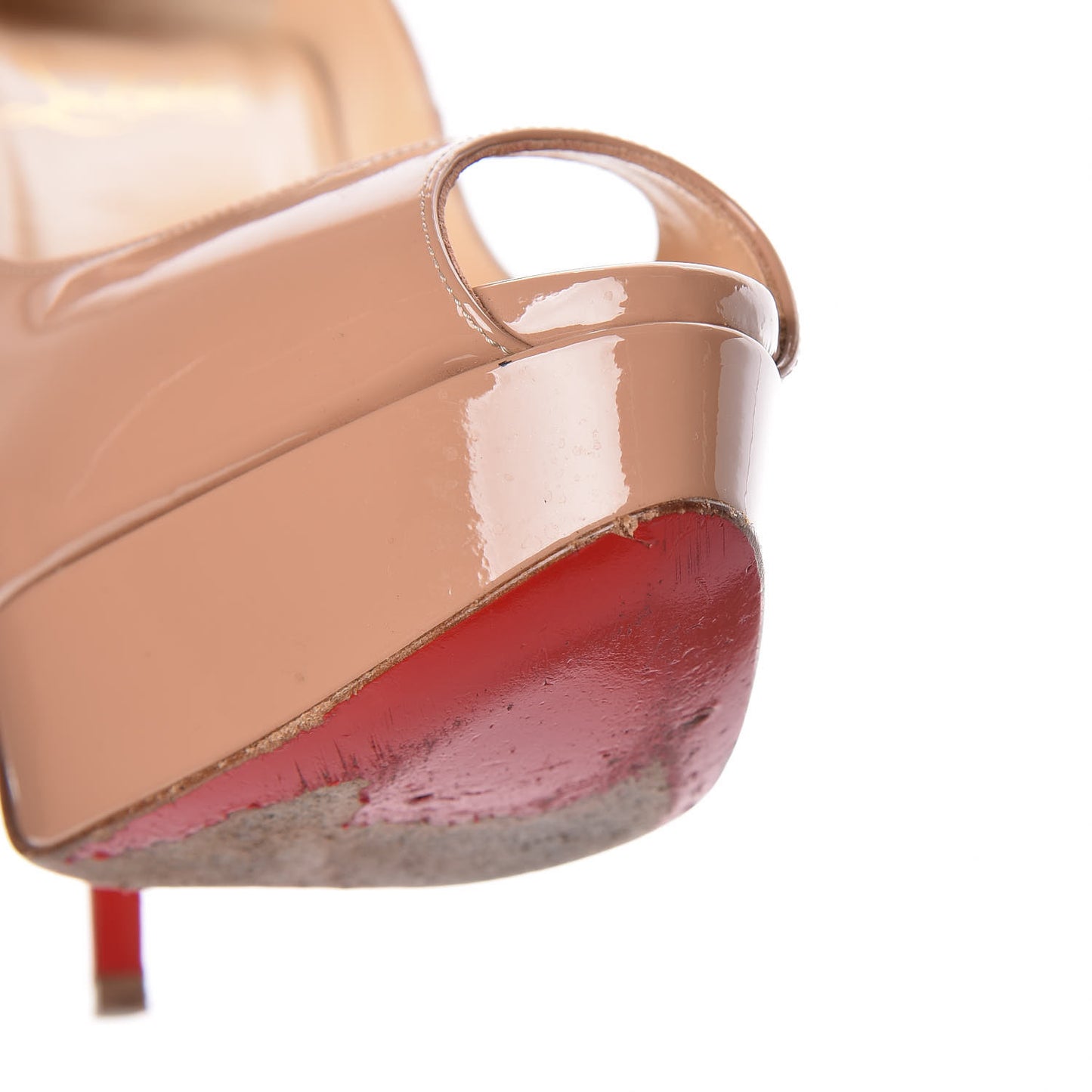 Patent Lady Peep 150 Pumps 37 Nude
