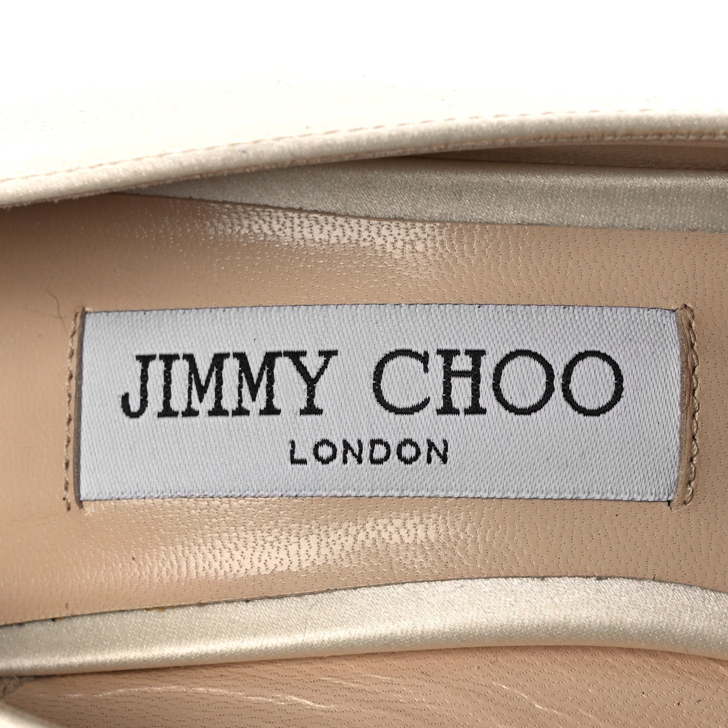 Jimmy Choo Satin Romy 100 Pumps 39 Ivory 9 of 10