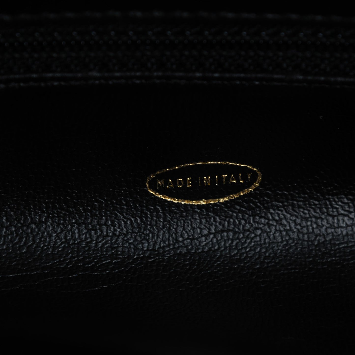 Caviar Flap Shoulder Bag Black