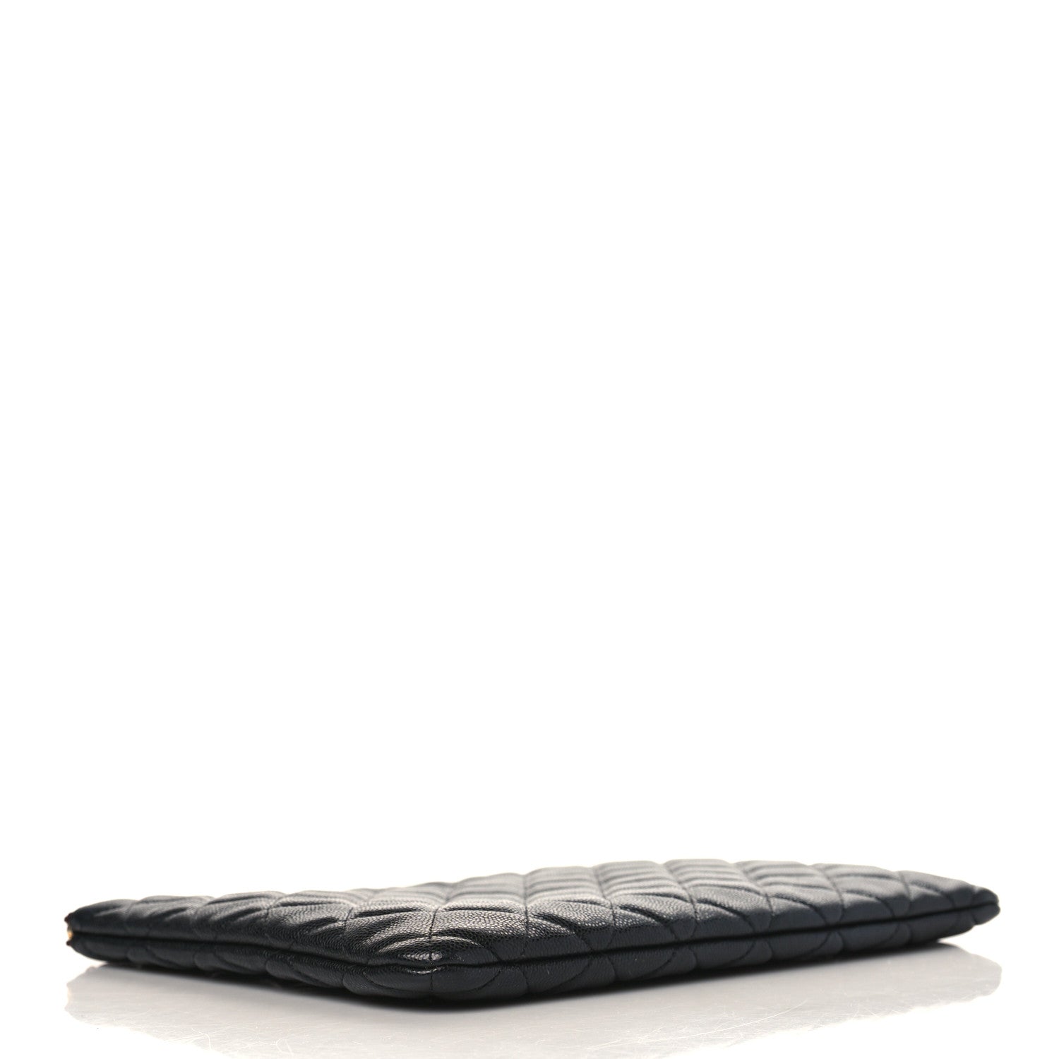 Chanel Caviar Quilted Medium Cosmetic Case Black 4 of 9