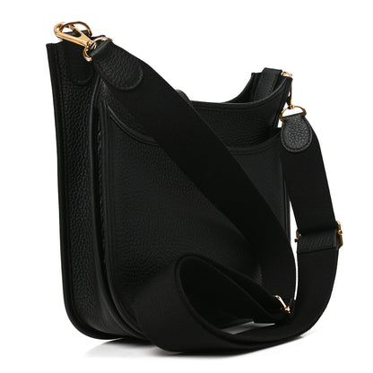 Hermes Taurillon Clemence Evelyne 23 Poche III Black 2 of 9