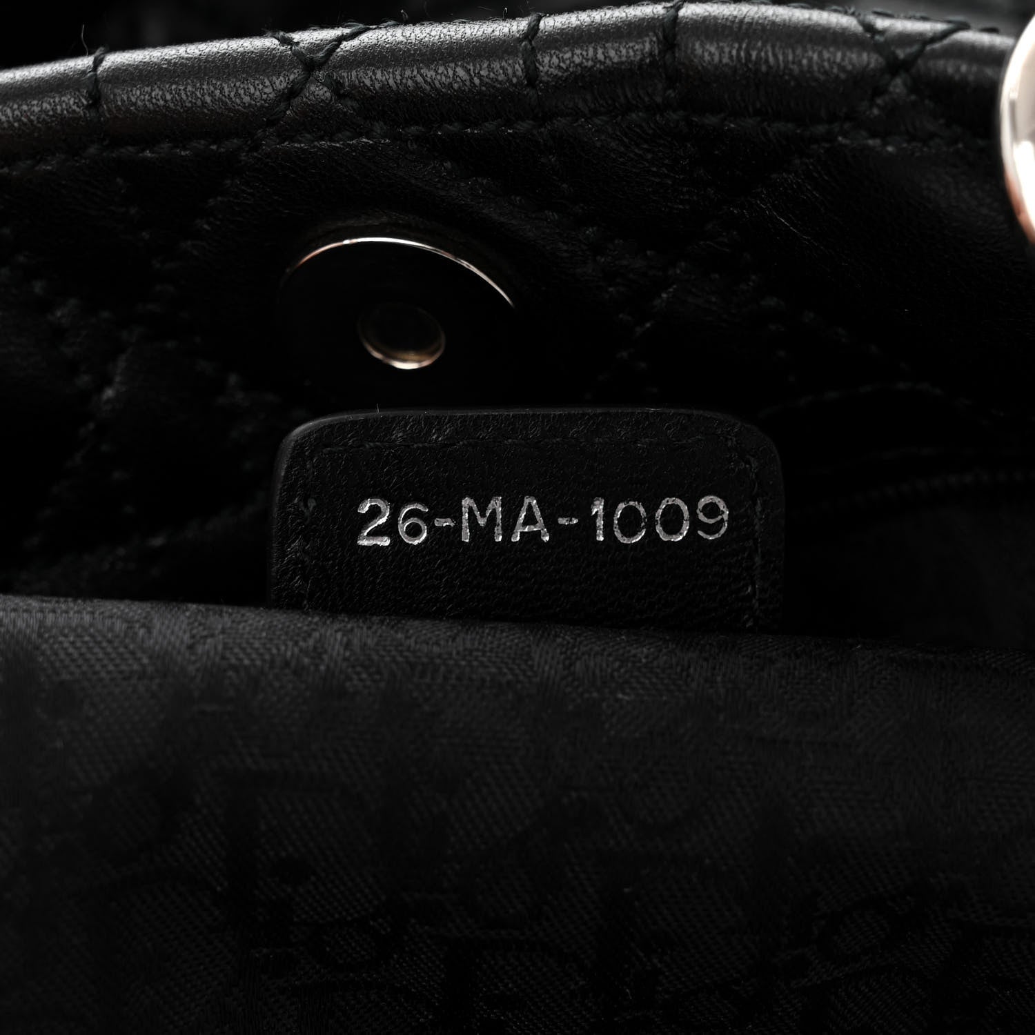 Christian Dior Lambskin Cannage Medium Dior Soft Shopping Tote Black 8 of 11