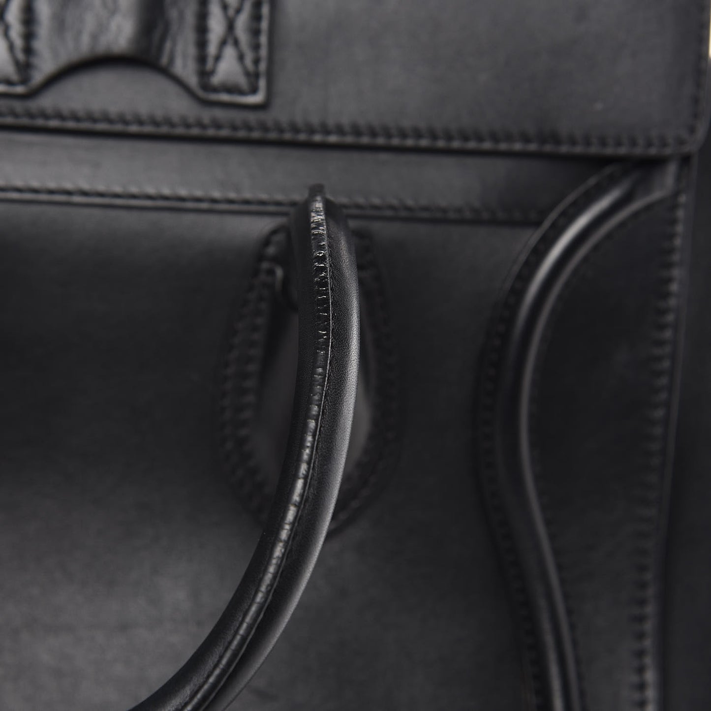Smooth Calfskin Mini Luggage Black