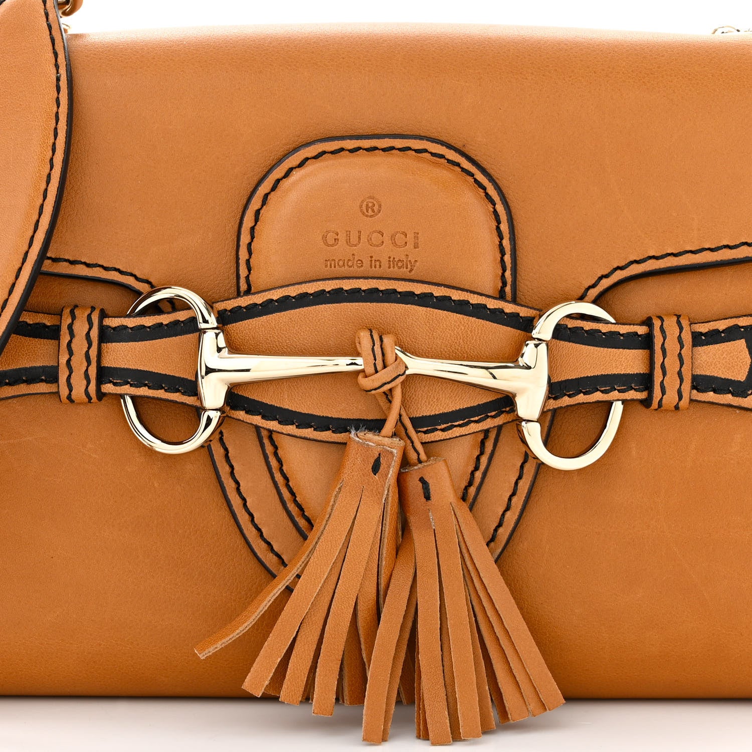 Gucci Saddle Soft Lux Small Emily Chain Shoulder Bag New Banana 8 of 15