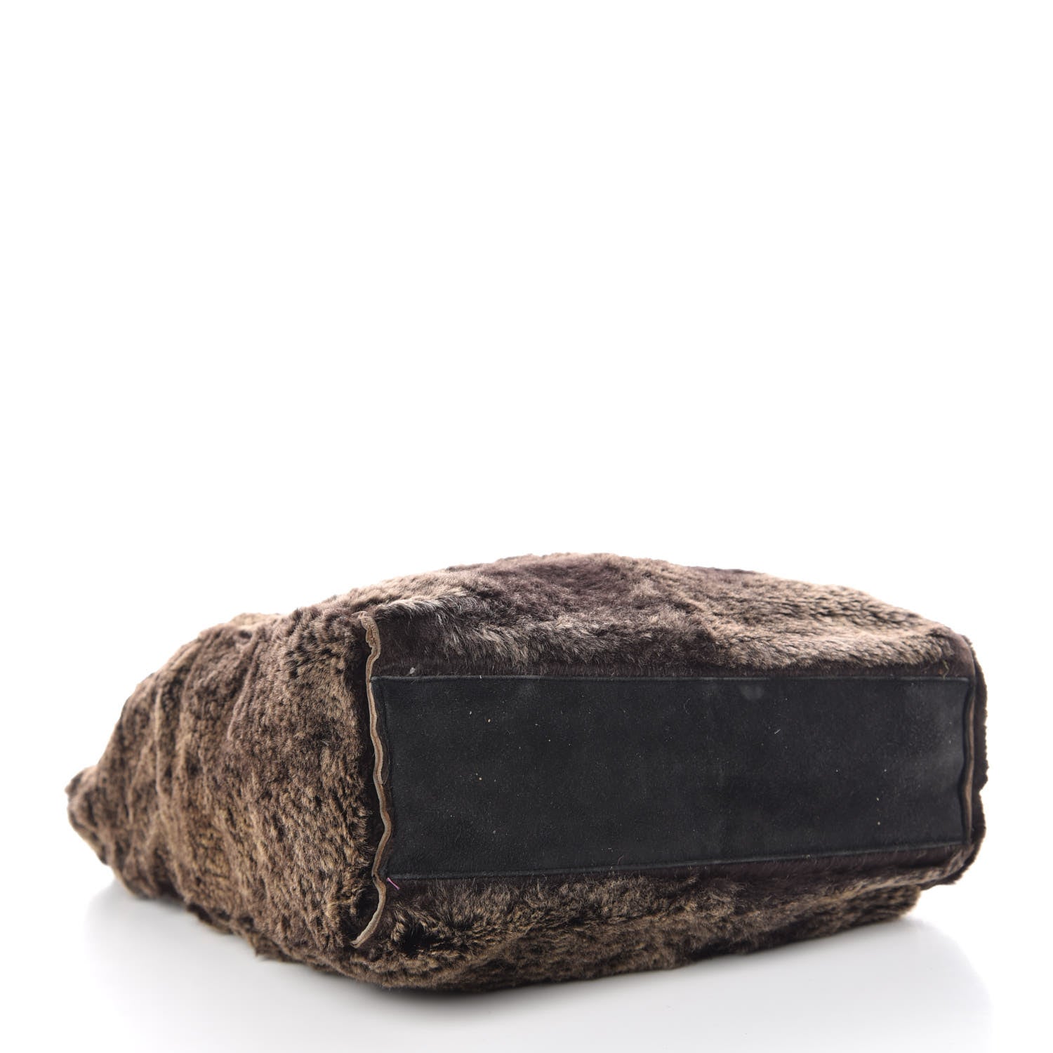 Chanel Lapin Rabbit Fur Tote Brown 4 of 9